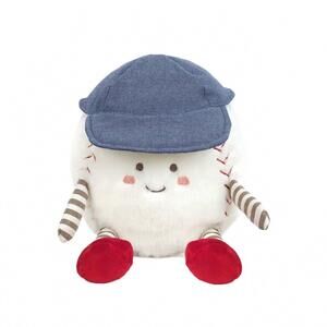 NEW MON AMI buddy baseball guy plush in white